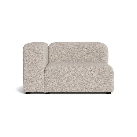 Milo XL hjørnemodul, venstrevendt - Puente Lys Greige - 100x130x72 - Sofa