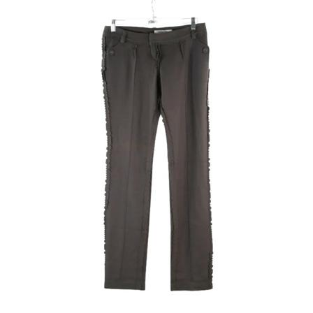 Dior Vintage, Pre-owned Wool bottoms Bruin, Dames, Maat:L,wol