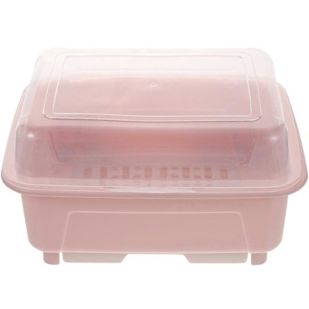 Diskställ Köksbestick Diskbänk Tallrik Kopp Diskställ med Lock Droppbricka