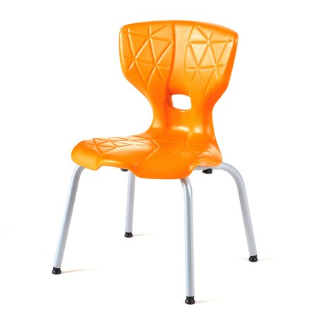 Kinderstuhl ALDA I, H 350 mm, orange