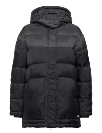Alba Down Parka Fodrad Jacka Svart Lexington Clothing