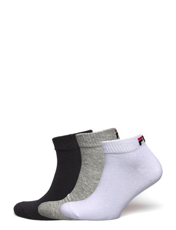 FILA Socks | Fila 3Pk Quarter Plain Socks | 35-38