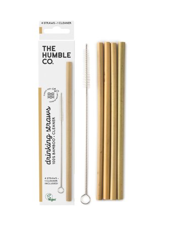 The Humble Co. - Paille De Bambou - 20paquet + 5 Nettoyeurs
