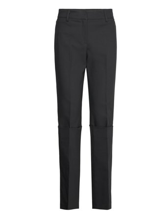 Straight Pleated Trousers Black Mango