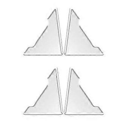 1 par/2 par universal bildørsbeskytter klar dørkantbeskyttelse ridsefast dæksel bildørkant hjørnebeskyttelse