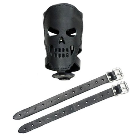 Motorsykkel Skull Cup Holder Drikke Holder Lær