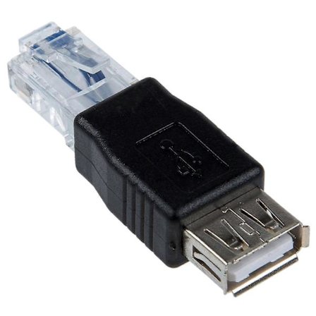 Naaras USB A - Uros Ethernet RJ45 -liitinadapteri Uusi