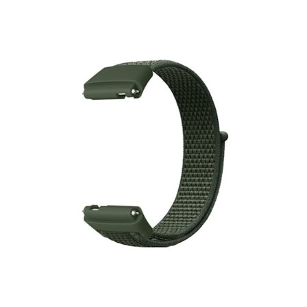 Xiaomi Redmi Watch 3 Lite / Watch 3 Active Nylon Watch Strap Loop Fastener Replacement Band - Militærgrønn