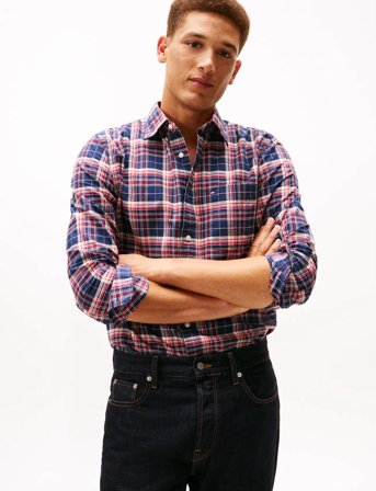 Tommy Hilfiger Oxford Heritage Plaid Rf Shirt - Multi/patterned - S