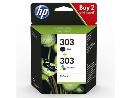 HP Bläckpatron 3YM92AE svart+färg 2/fp - Lyreco - Toner och bläck - Bläckpatroner - Bläckpatroner HP