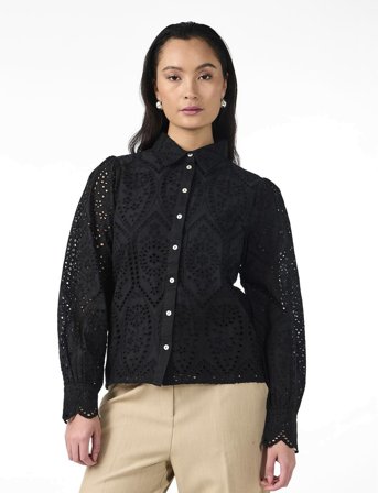 YAS Yasholi Ls Shirt S. Noos - Black - S