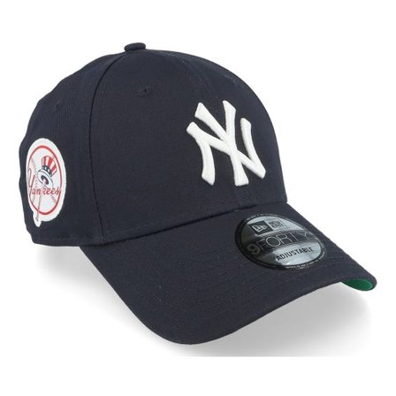 New Era - MLB Blå adjustable Keps - New York Yankees Team Side Patch 9FORTY Navy Adjustable @ Hatstore