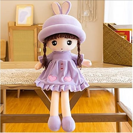 Søt filledukke i plysj, myk plysjleke, minidukke, prinsessedokke i