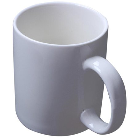 Design Hvid Langfinger Krus Nyhedsstil Blandings Kaffe Mælk Kop Sjovt Keramisk Krus 300ml Kapacitet