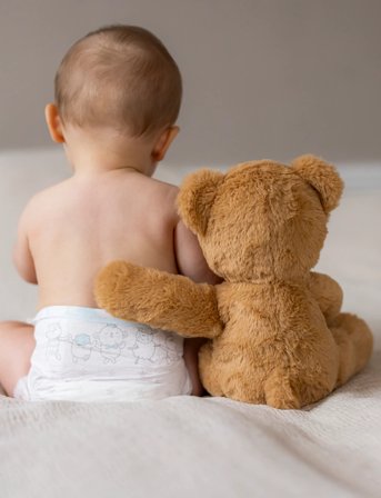 Teddykompaniet Hjalmar, Brun - Brown - 24 CM