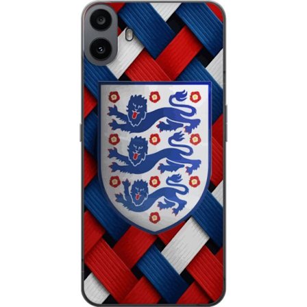Kompatibel Mobilcover til Nothing Nothing CMF Phone 1 Grafiskt England-motiv med heraldiske løver og flettet mønster i rødt, hvidt og blåt, kraftf