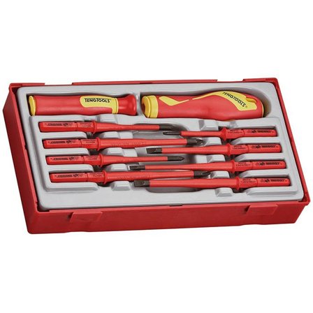 Teng Tools TTV710N Skrutrekkersett 10 deler, Håndverktøy