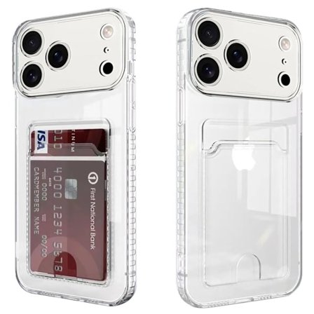 iPhone 17 Pro Max 3-i-1 Skal Kortfack, Skydd & Trådlös Laddning