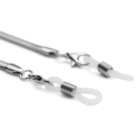 Corrente Rabo de Rato para Óculos de Sol em Aço Inoxidável Prateado para homens - Cordões para óculos