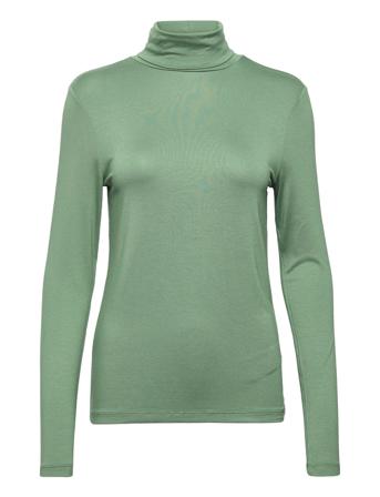 Slhanadi Rollneck Ls Green Soaked In Luxury