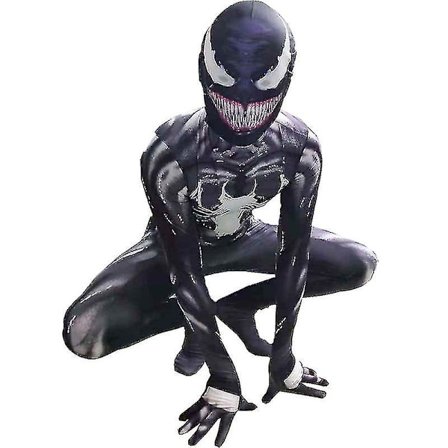 Barnekostyme Venom Spider-Man Cosplay Kostyme Fest Jumpsuit Fancy Dress