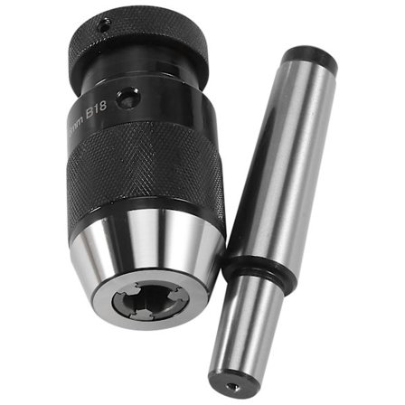 Nøkkelfri borechuck 0,2-16mm B18 + Mt3 M12 Din228a Morse konus spindel