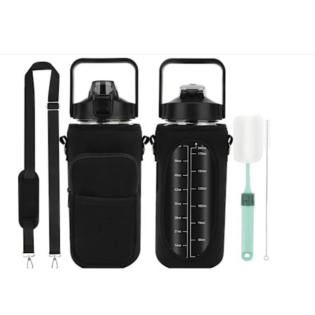 Vandflaske Cover til Udendørs Sport, Bærbar Remtype, Isoleret Flaskebeskyttelsescover