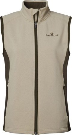 Chevalier Lenzie Fleece Vest Women Sand/Brown