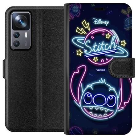 Xiaomi 12T Pro Tegnebogsetui Stitch Neon