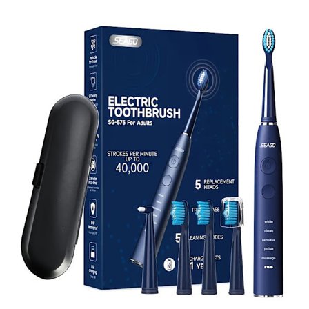 Sonisk elektrisk tannbørste lademodell lang batterilevetid