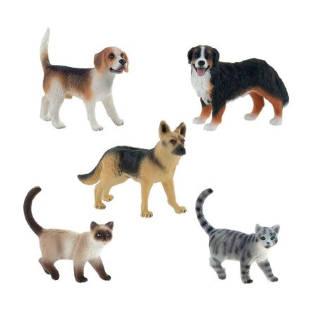 BULLYLAND Hundar och katter 5/fp - Lyreco - Skola och förskola - Lekmaterial - Lekfigurer - Djur