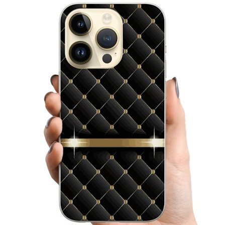 Kompatibel Mobilcover til Apple Apple iPhone 15 Pro Luksuriøse Sort