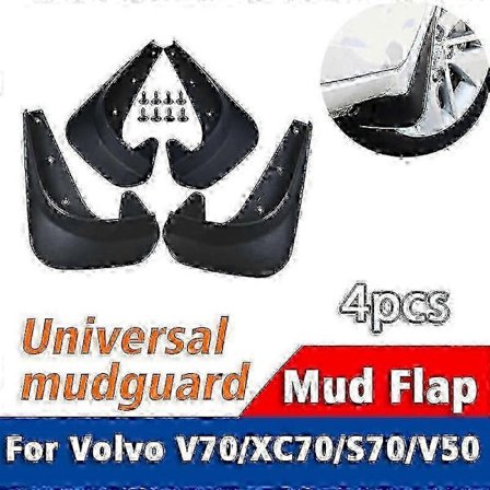 Fire stænkskærme til bil, der passer til Volvo V70, XC70, S70 og V50.