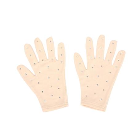 Taitoluistelu Rannekäsineet Liukumista estävät Rukkaset Crystal Gloves Fast Skin Color S