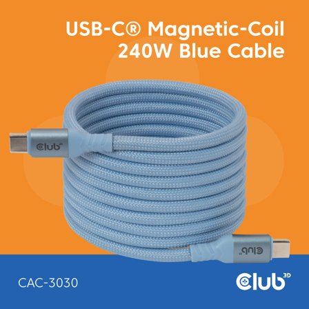 Club 3D Usb-C Magnetic-Coil 240W