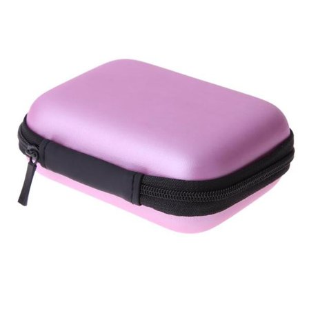 Litet fodral förvaringsväska väska till hörlurar och kablar
