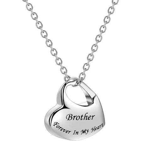 Kremasjonsurne Halskjede for Aske Urne Smykker, Forever in My Heart Carv