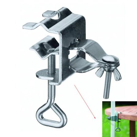 Solparaply fast klämma liten paraplyklämma balkong paraplyställ strandparaplyklämma