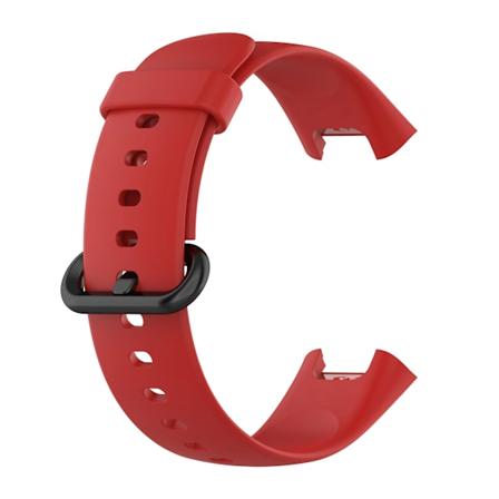 Sopii Redmi Watch 1 Lite -kellolle, Kiinte v v rinen silikoninen ranneke Red