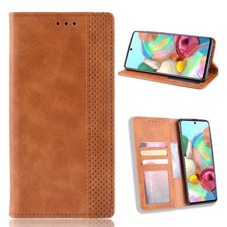 Bofink Vintage läder Samsung Galaxy Note 10 Lite fodral - Brun