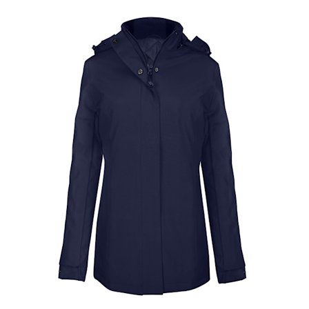 Kariban Hooded Parka Jacka Dam/Dam Marinblå Navy L
