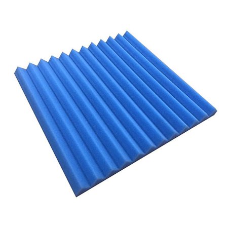 12 stk. Lydabsorberende Bomuld Trekantede Riller Akustisk Lydisolering Isolering Skumplade Måtte