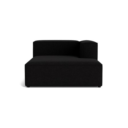 Lissabon XL chaiselong, højrevendt - Danubio Sort - 130x170x72 - Sofa, chaiselong