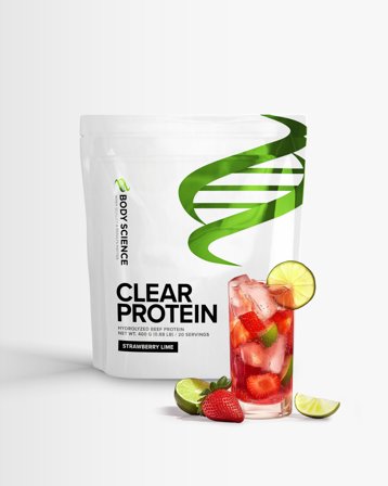 Body Science Clear Protein - 400 g - Strawberry Lime