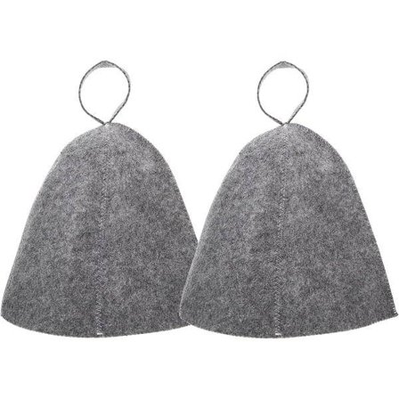 6 st bastuhättor i filt, badmössa, huvudskydd, absorberande bastumössa Kompatibel med bastu, dusch, badrum, ångbad A