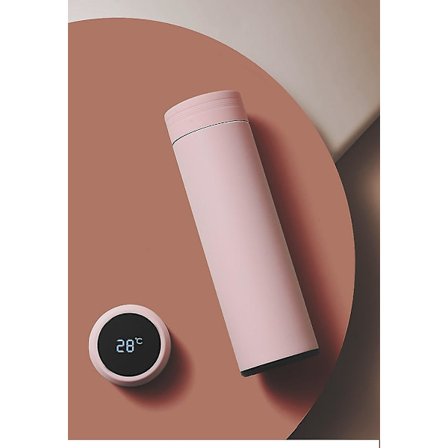 450ml Smart Termokande Temperaturvisning Varmt Vand Isoleret Kop Med Te Flaske|
