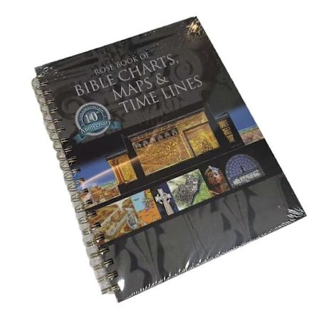 Diagrammer, kart og tidslinjer Bibelbok – Rose fullfarge spiral for bibelstudieentusiaster