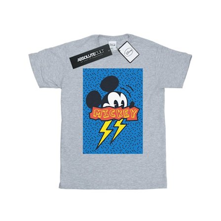 Disney Herr Mickey Mouse 90-talets Flash T-shirt XXL Sports Grey