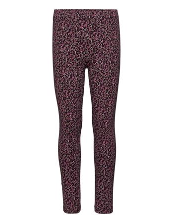 Printed Cotton Leggings Leggings Multi/mønstret Mango*Betinget Tilbud