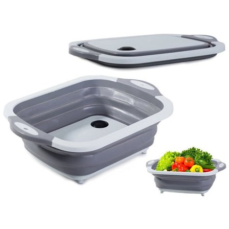 Silikonskål med propp, 5 L